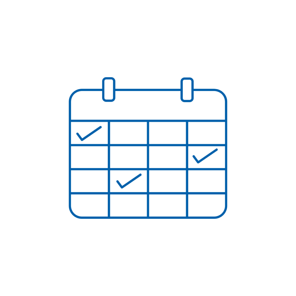 Weekly Pitch Setup and Packup Schedule