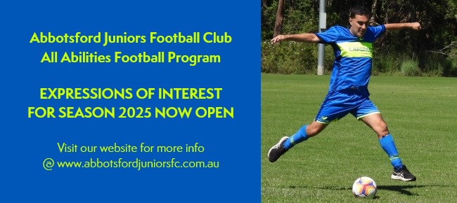 AJFC All Abilities Football Program Expression of Interest Now Open