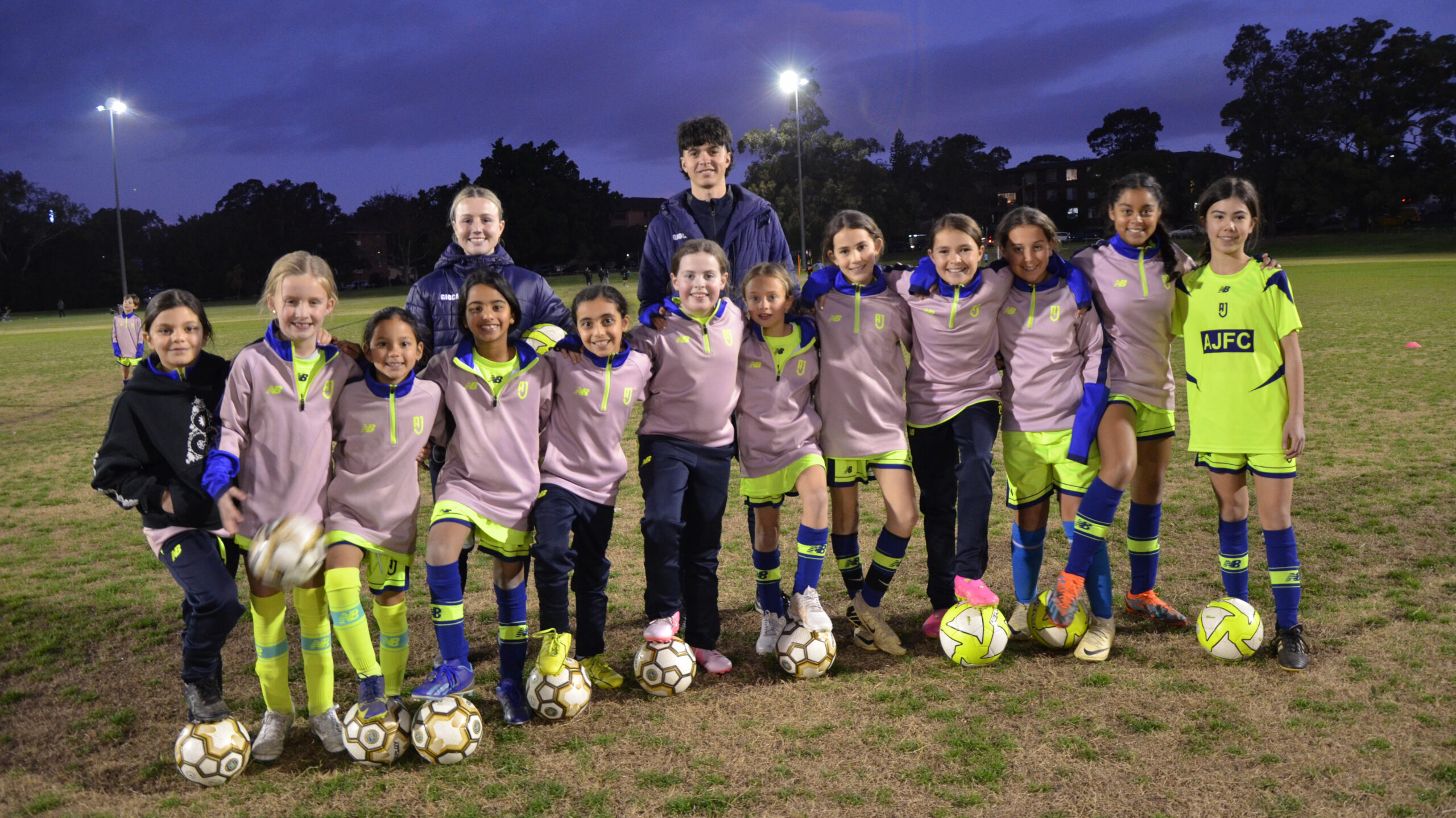 AJFC Academy Girls Under 9 and Under 12 Skills Training