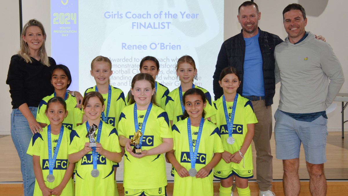 AJFC Academy Under 9 Girls Division 1 Team for 2024