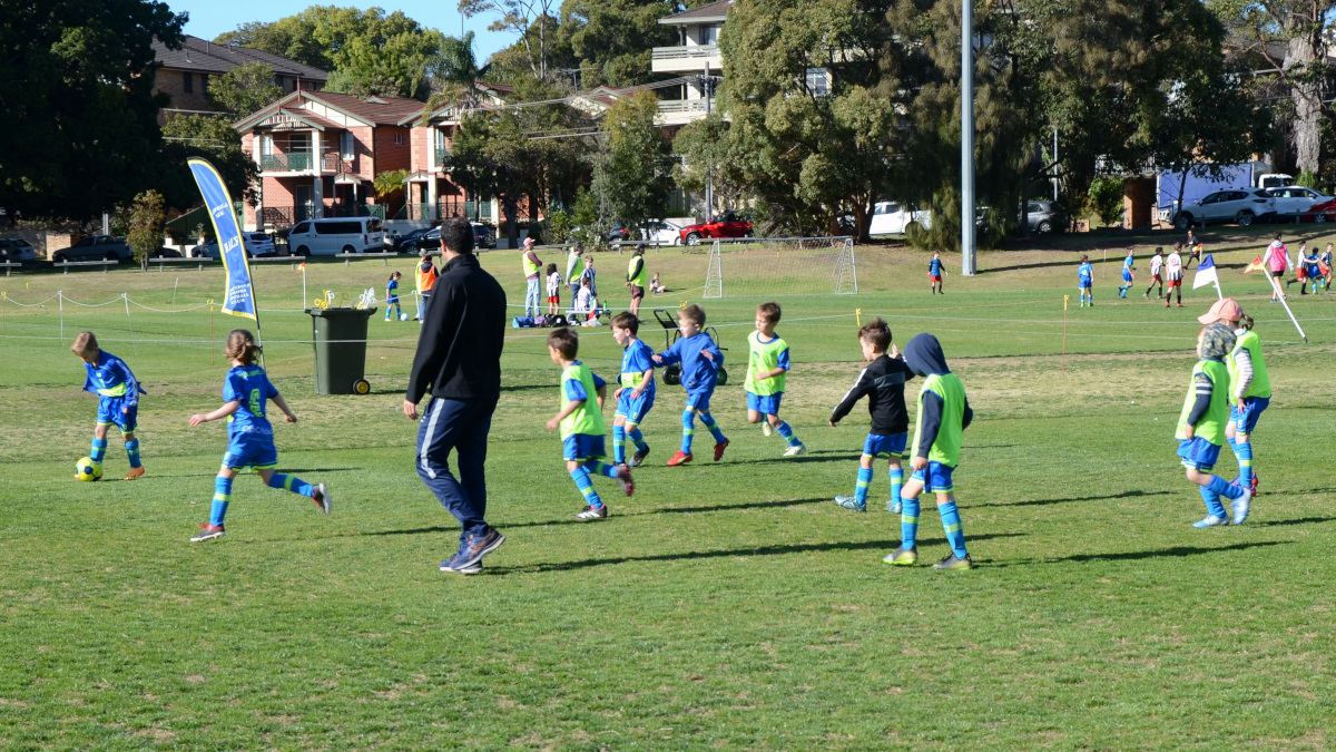 Mini-Roos games are held on Saturday mornings at Campbell Park